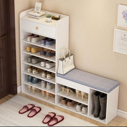 Тумба для взуття з мяким сидінням Ніка