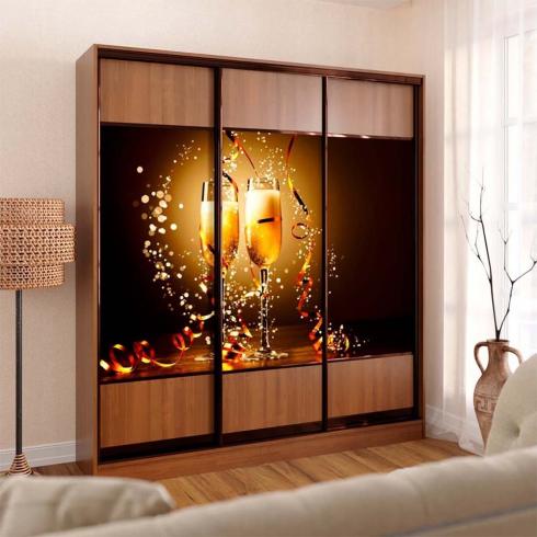 Шкаф купе Combi 1900mm трьох дверний