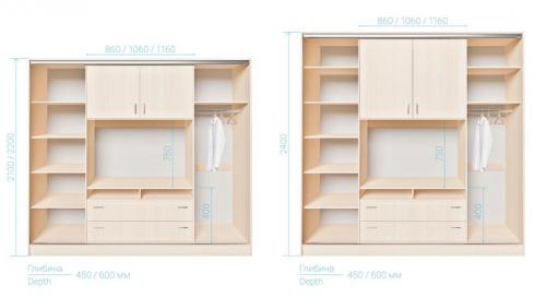 Шкаф купе Кіноман 2400мм foto 5