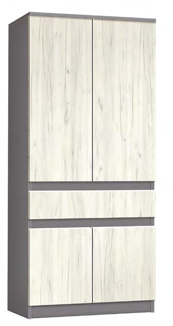 Шафа розпашна з видвижним ящиком Комфі 800мм