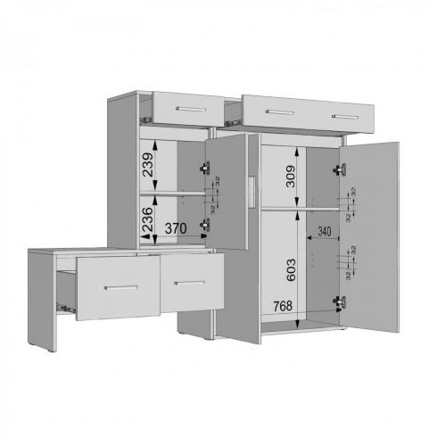 Тумба для взуття А-156 foto 2