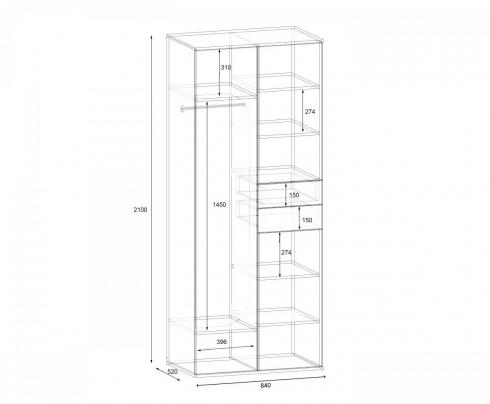 Передпокій ГКШ 2 840мм foto 13