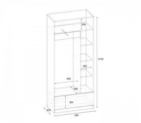Передпокій ГКШ 5 900мм foto 13
