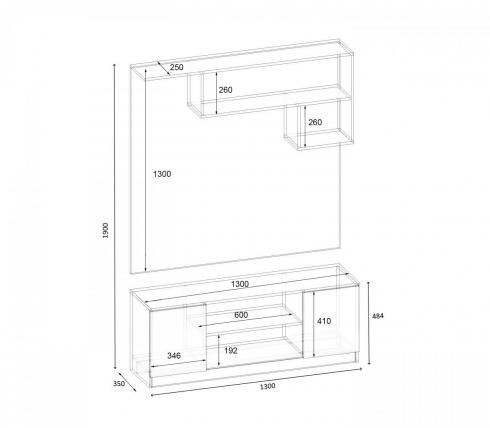 Передпокій ГКШ 10 1300мм foto 13