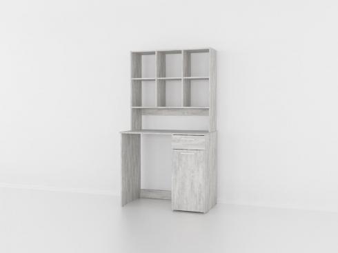 Тумба під пральну машину з полицями А 29 бетон