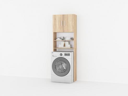 Тумба під пральну машину з полицями А 107 дуб сонома