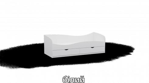 Ліжко односпальне L11 білий