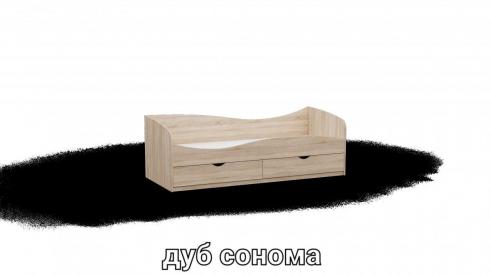 Ліжко односпальне L11 дуб сонома