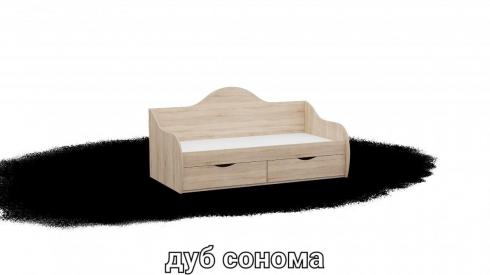 Ліжко односпальне L2 дуб сонома