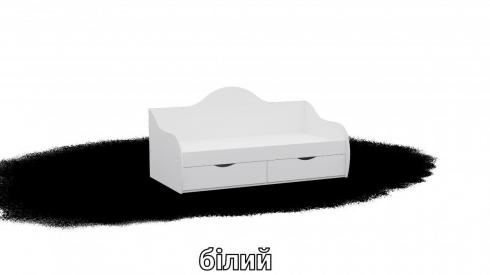 Ліжко односпальне L4 білий