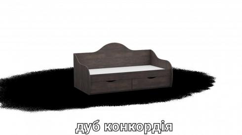 Ліжко односпальне L4 дуб конкордія