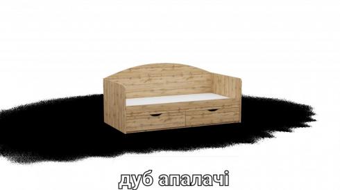 Ліжко односпальне L5 дуб аппалачі