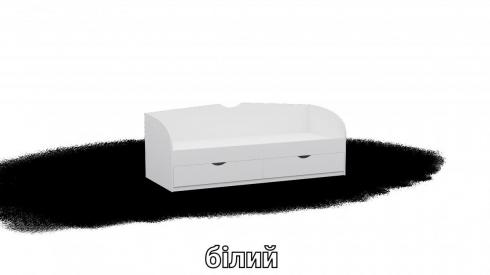 Ліжко односпальне L6 білий