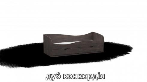 Ліжко односпальне L7 дуб конкордія