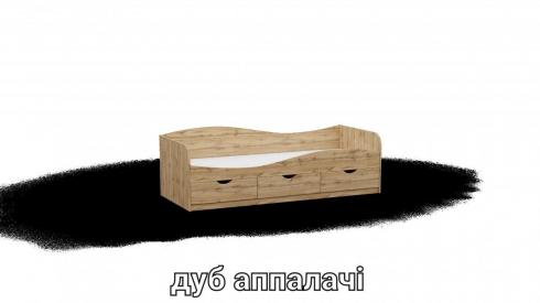 Ліжко односпальне L9 дуб аппалачі