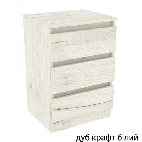 Тумба приліжкова V5 дуб крафт білий