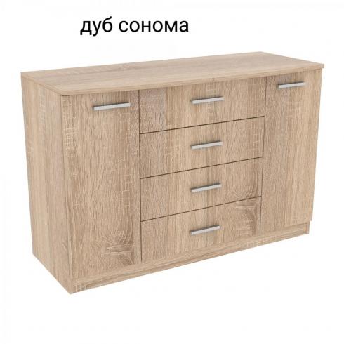 Комод Діана №3 ДСП (1200 х 450 х 800) дуб сонома