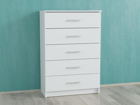 Комод на 5 шухляд А90 білий