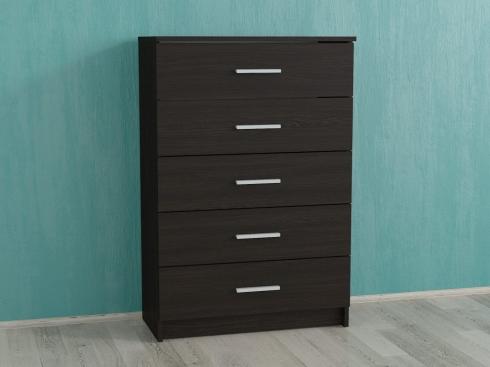 Комод на 5 шухляд А90 венге темний