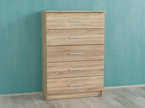 Комод на 5 шухляд А90 дуб сонома