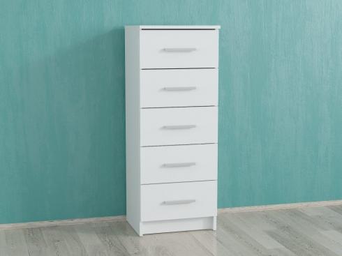 Комод на 5 шухляд А91 білий