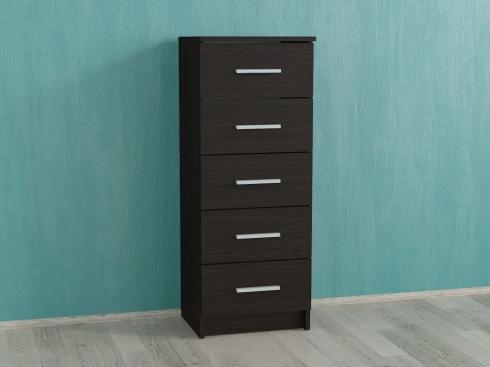 Комод на 5 шухляд А91 венге темний