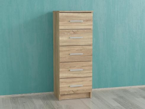 Комод на 5 шухляд А91 дуб сонома