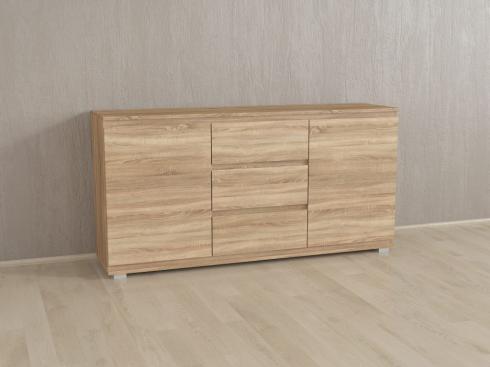Комод без ручок Б3 Дуб Сонома