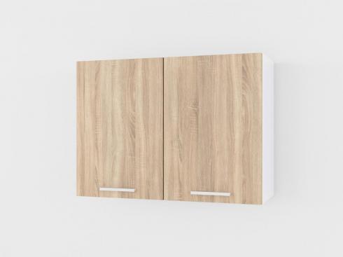Шафа навісна 800мм, під сушку К-11 Дуб Сонома+Білий