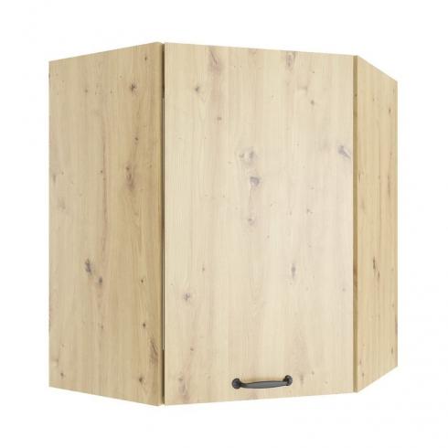 Шафа навісна кутова 600мм Н-17 Дуб Артизан
