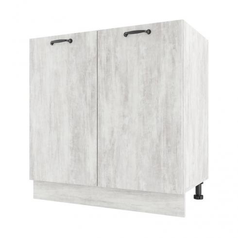 Тумба низ 800мм Н-8, мийка (без стільниці) Бетон