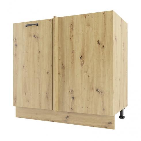 Тумба кутова низ Н-9 (без стільниці) Дуб Артизан