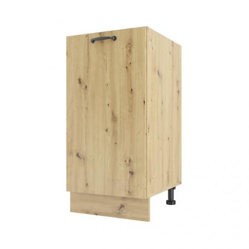 Тумба низ 400мм Н-2 (без стільниці) Дуб Артизан