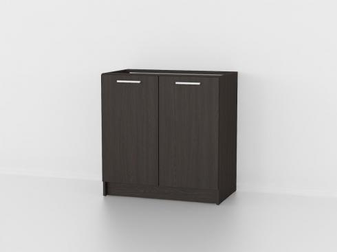 Тумба низ 800мм, мийка (без стільниці) К-5 Венге Темний