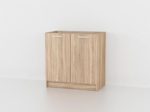 Тумба низ 800мм, мийка (без стільниці) К-5 Дуб Сонома