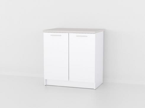 Тумба низ 800мм, К-16 (без стільниці) Білий