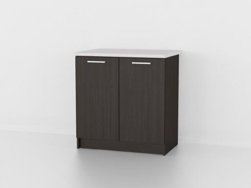 Тумба низ 800мм, К-16 (без стільниці) Венге Темний