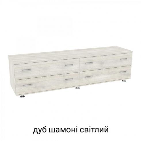 Тумба під телевізор TV1 Дуб Шамоні світлий