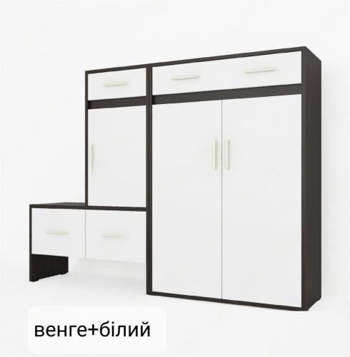 Тумба для взуття А-156 венге+білий