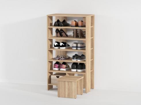 Стелаж під взуття А 79 дуб сонома