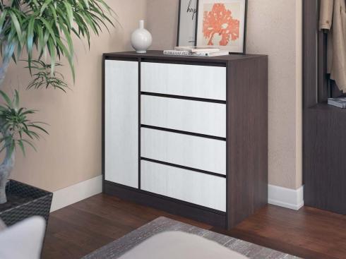 Комод 11 - 1Д+4Ш/БР