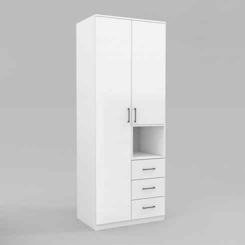 Шафа для одягу Tetris Т-1 Білий 800/520/2100