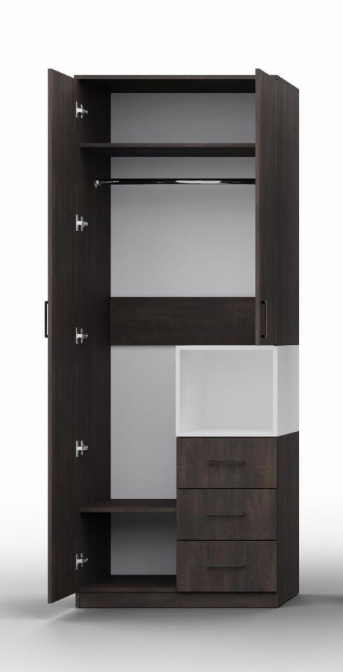 Шафа для одягу Tetris Т-1 Дуб Шамоні Світлий 800/520/2100 foto 2