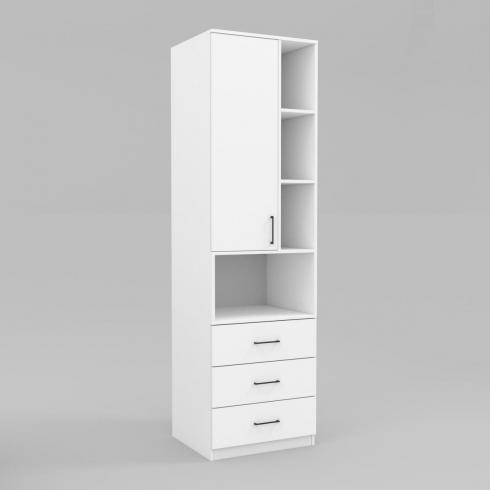 Шафа для одягу Tetris Т-4, Білий, 600/520/2100