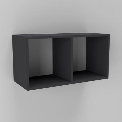 Полиця навісна К-15, Антрацит, 700/300/360