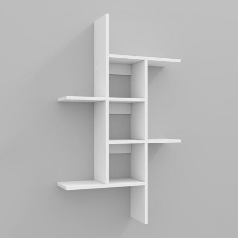 Полиця навісна ПН-7, Білий, 630/180/1070