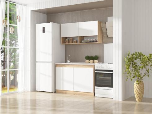 Кухня К-32 1.2м Дуб Сонома+Білий