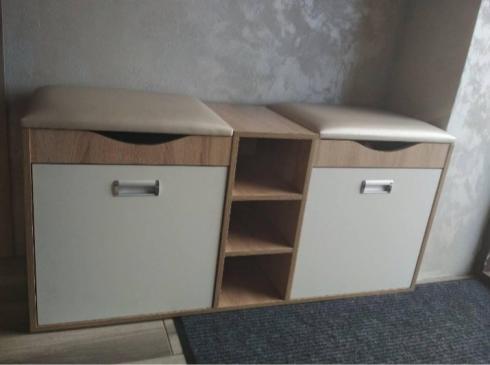 Тумба для взуття з сидінням Лора foto 6