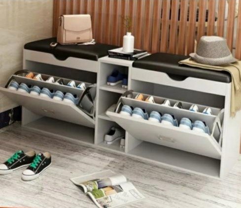 Тумба для взуття з сидінням Лора