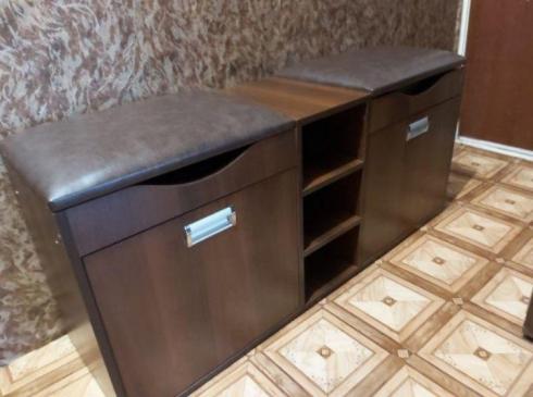 Тумба для взуття з сидінням Лора foto 7